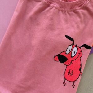 T-shirt Cão Coragem