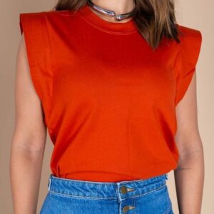 Muscle Tee Laranja Rust